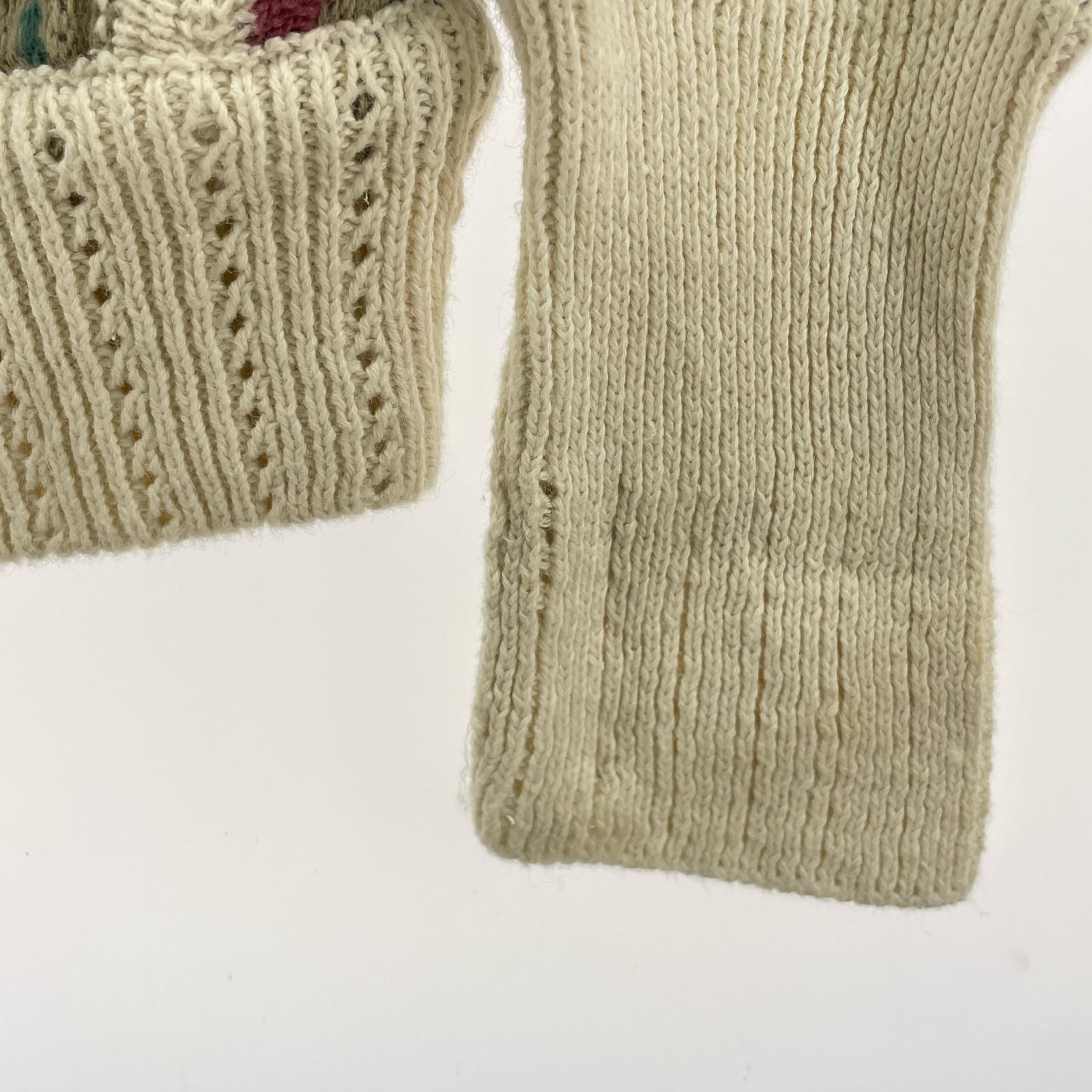 その他トップス cotton traders ニット 3Dニット L マルチカラー