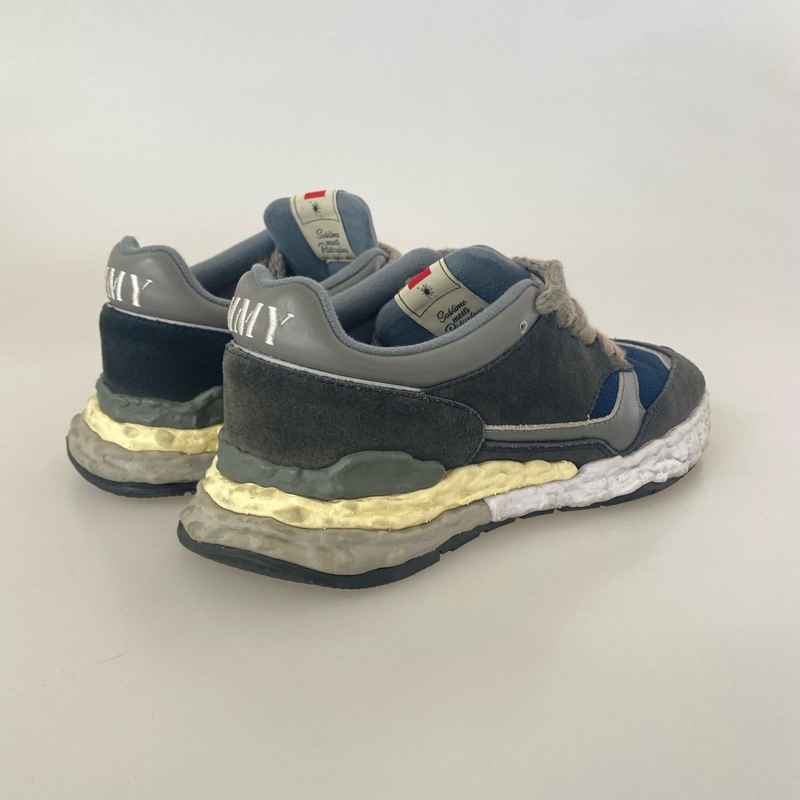 スニーカー MAISON MIHARA YASUHIRO ハイソールスニーカー (41) 黒ネイビー系 41