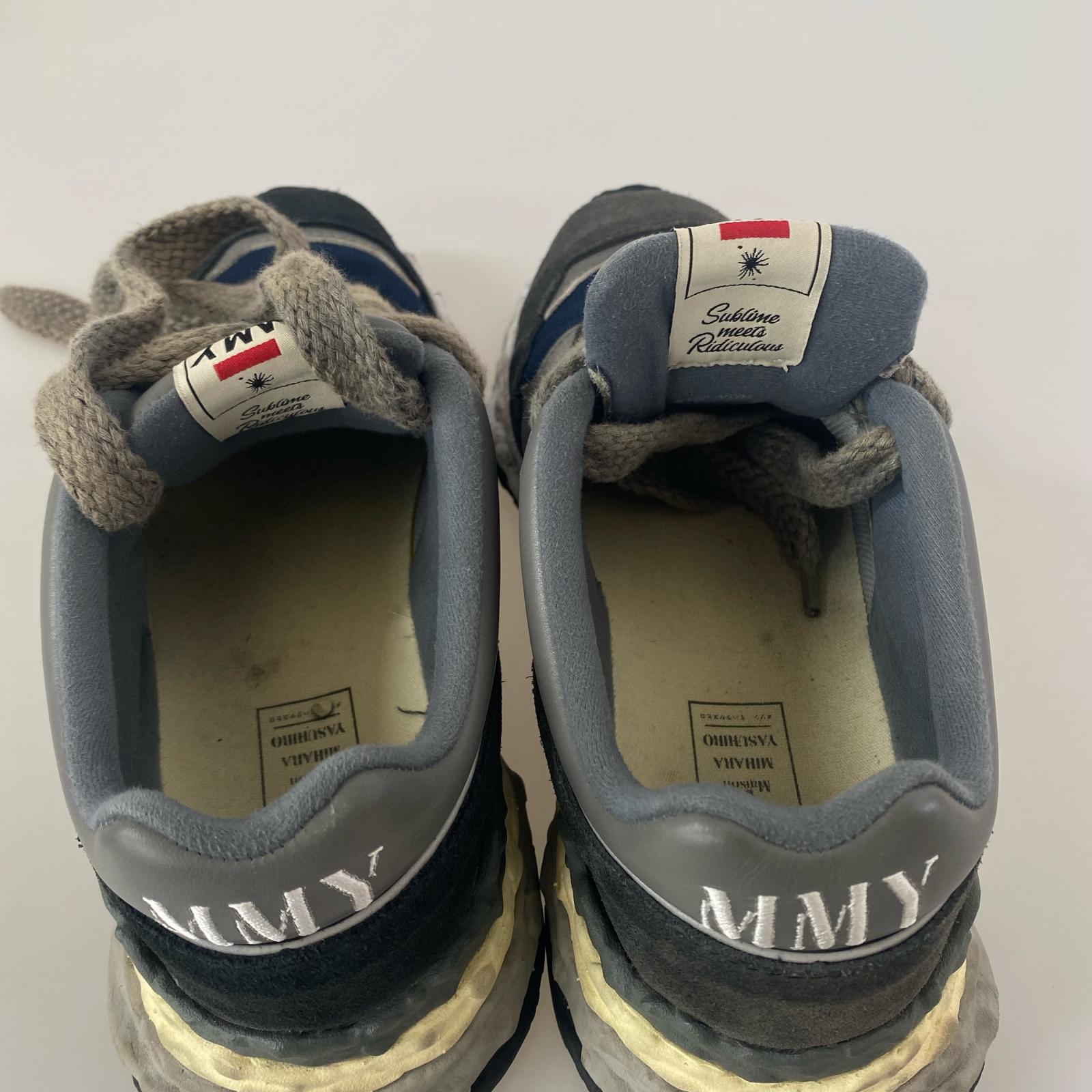 スニーカー MAISON MIHARA YASUHIRO ハイソールスニーカー (41) 黒ネイビー系 41