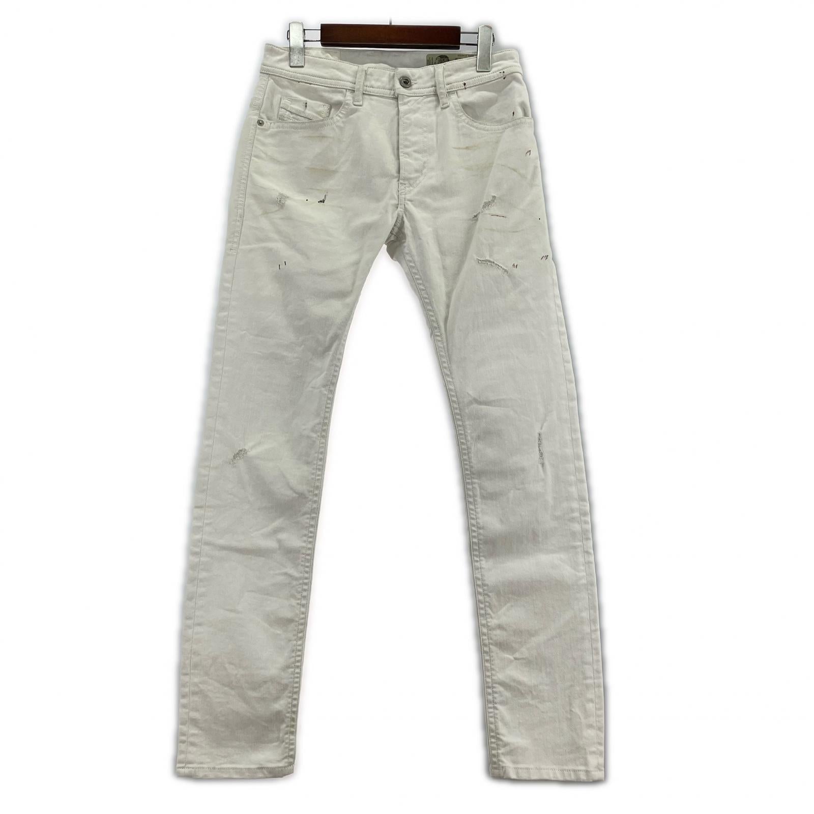 その他ボトムス DIESEL スキニーデニムパンツ　白 27 ホワイト