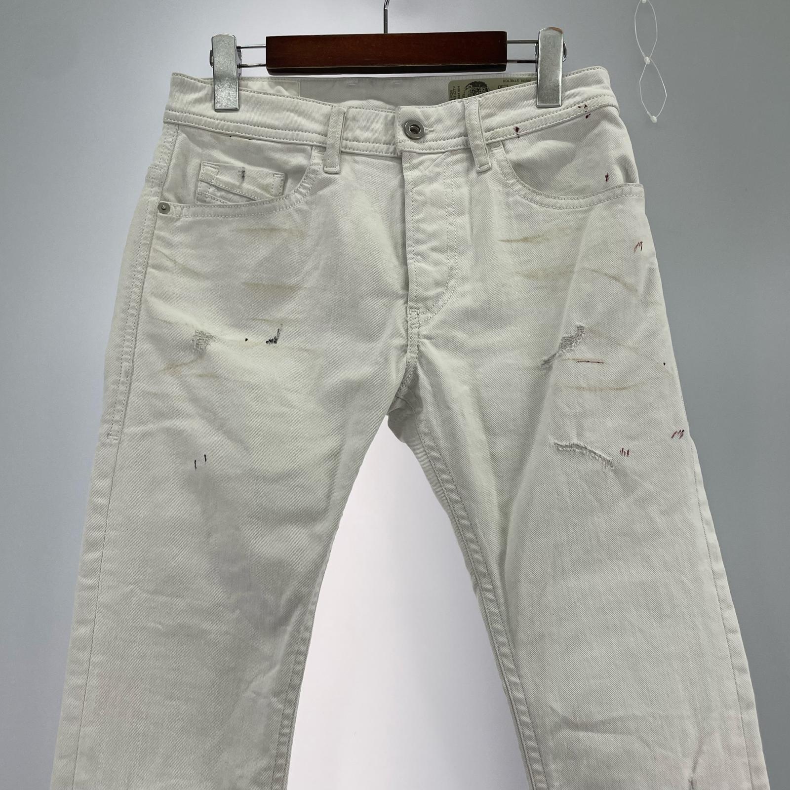 その他ボトムス DIESEL スキニーデニムパンツ　白 27 ホワイト