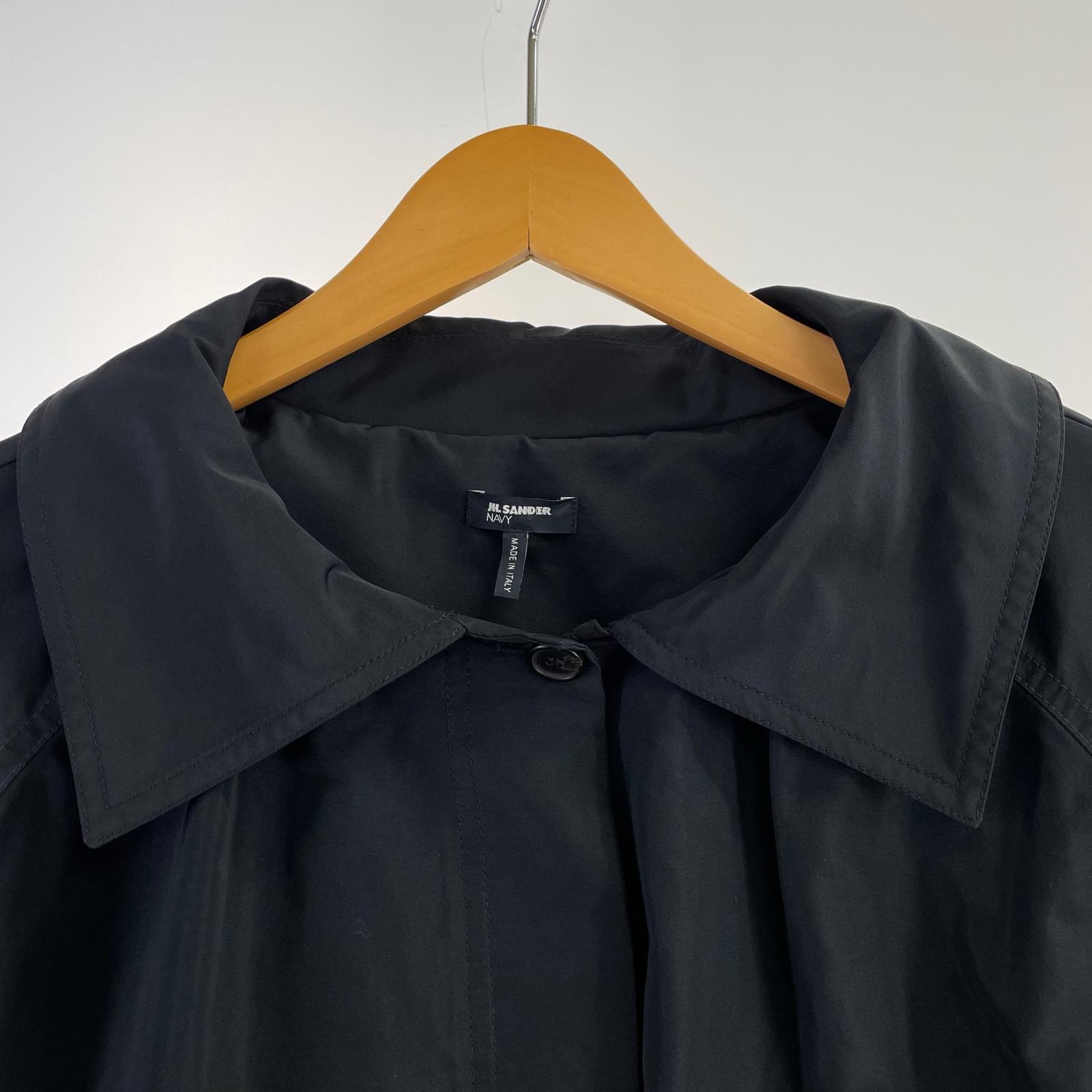 その他アウター JIL SANDER NAVY ステンカラーコート 32 ネイビー ネイビー