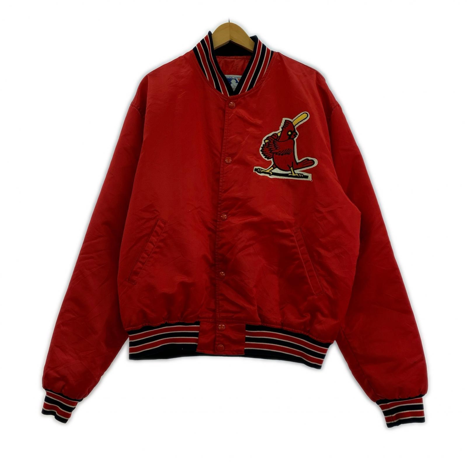 その他アウター STARTER MLB カージナルス ナイロンスタジャン (XL) レッド