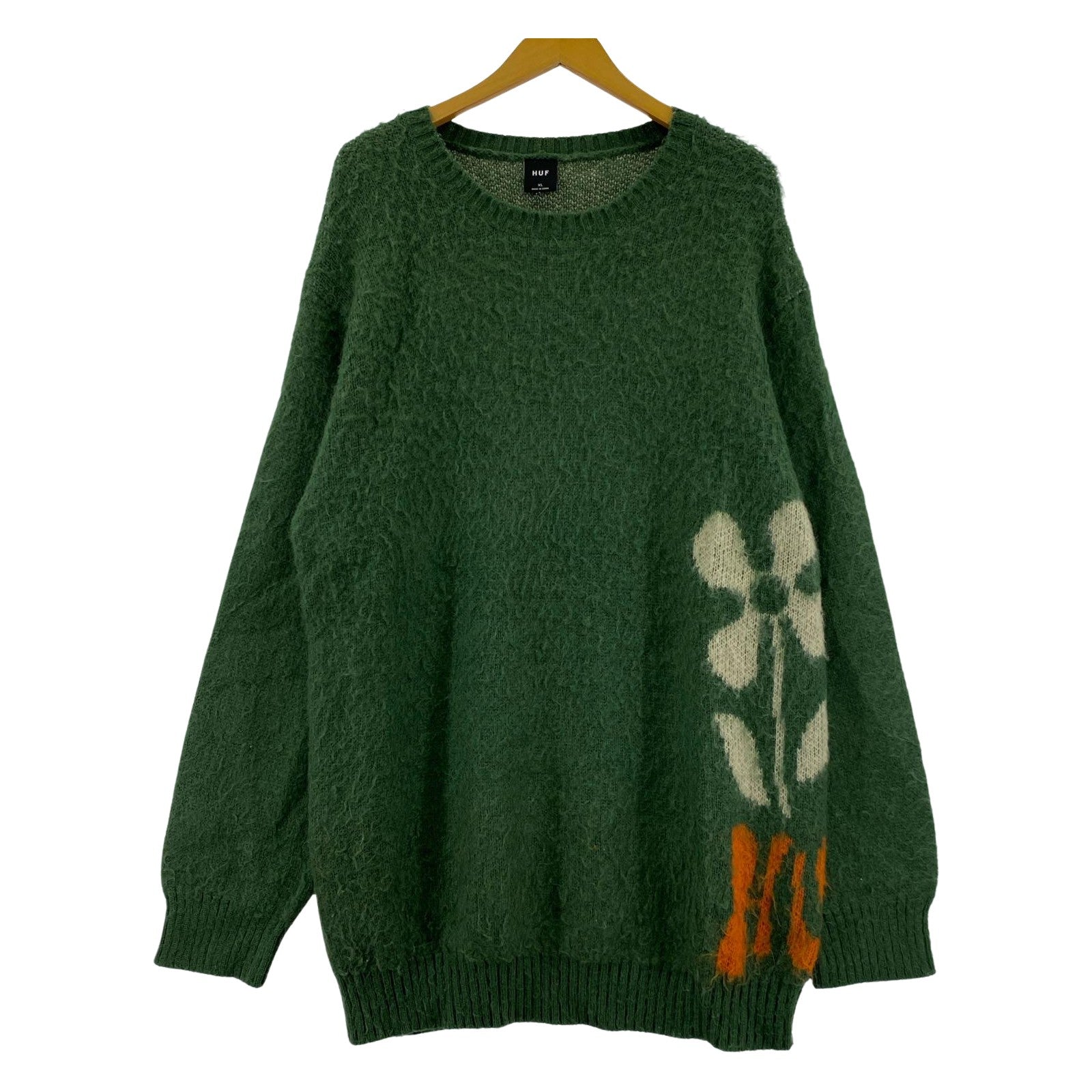その他トップス HUF BLOSSOM SWEATER 緑 グリーン