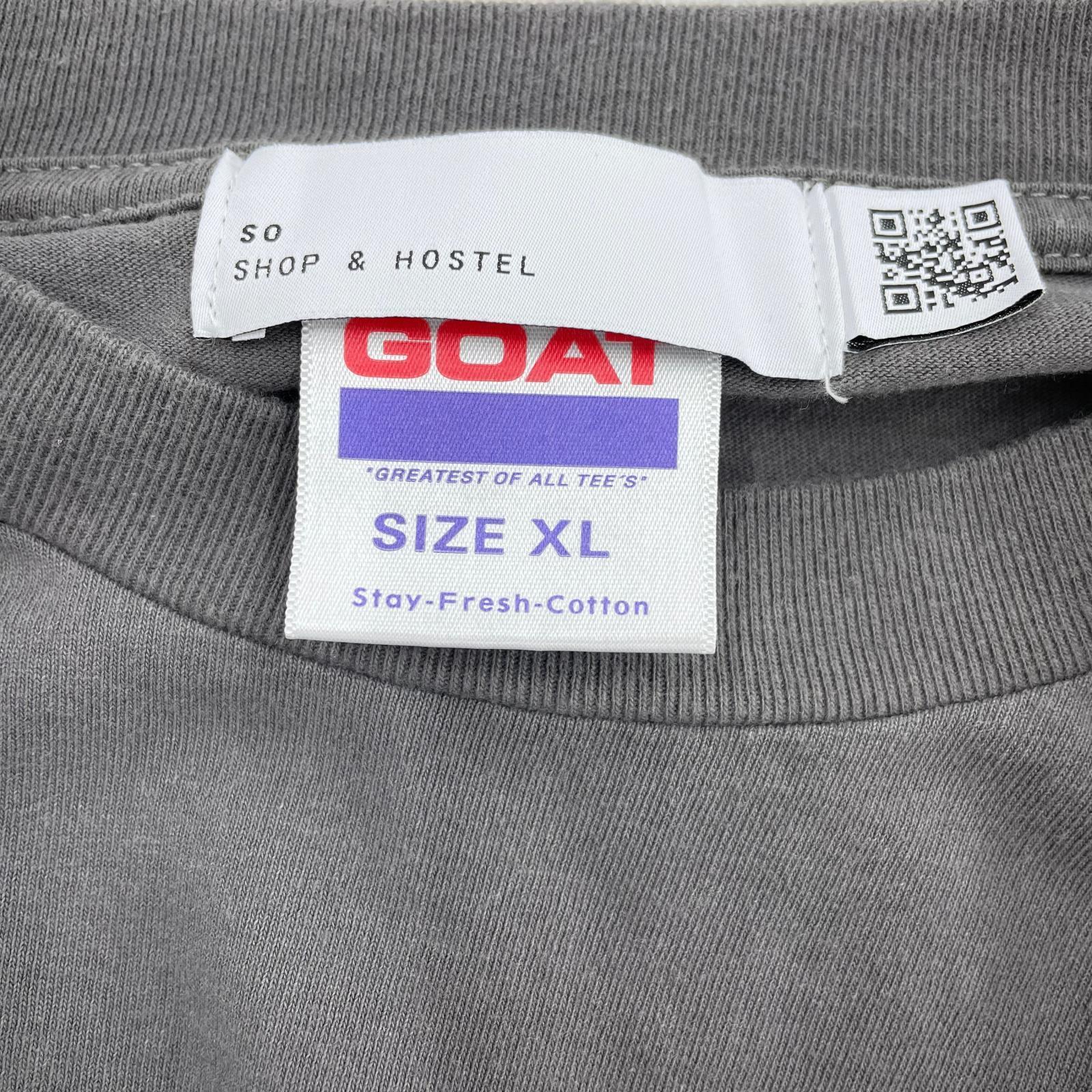 その他トップス SO SHOP & HOSTEL ORIGINAL LUGGAGE プリントロンTee XL チャコール