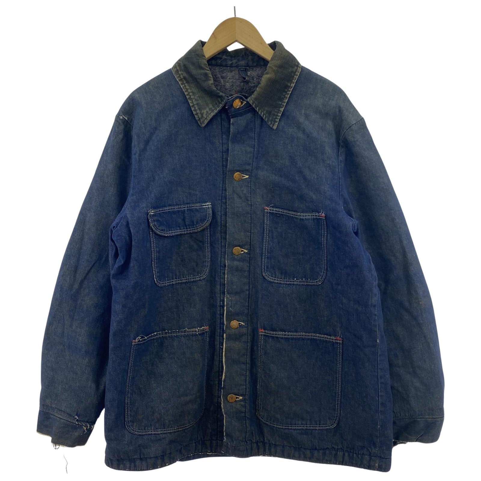 その他アウター STORE BRAND 70s～ デニムカバーオール ブランケットライナー ブルー