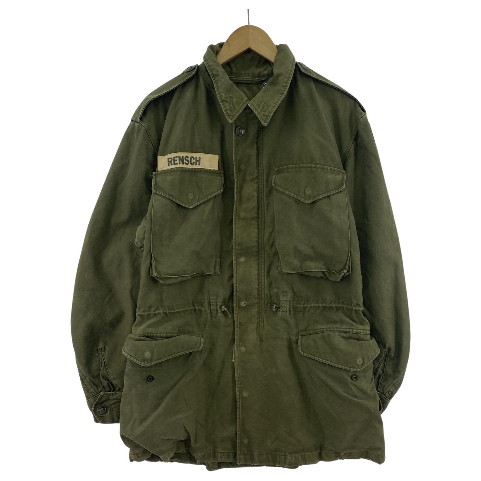 ジャケット U.S.ARMY 70s M-65 フィールドジャケット アルミジップ R-S S グリーン