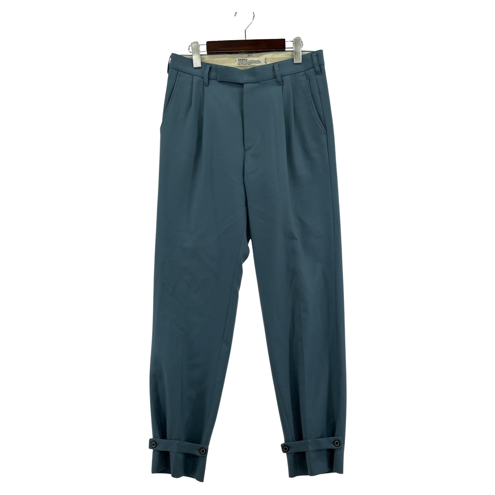 その他ボトムス DAIRIKU 20AW Deck Detail wool slacks (L) L ブルー