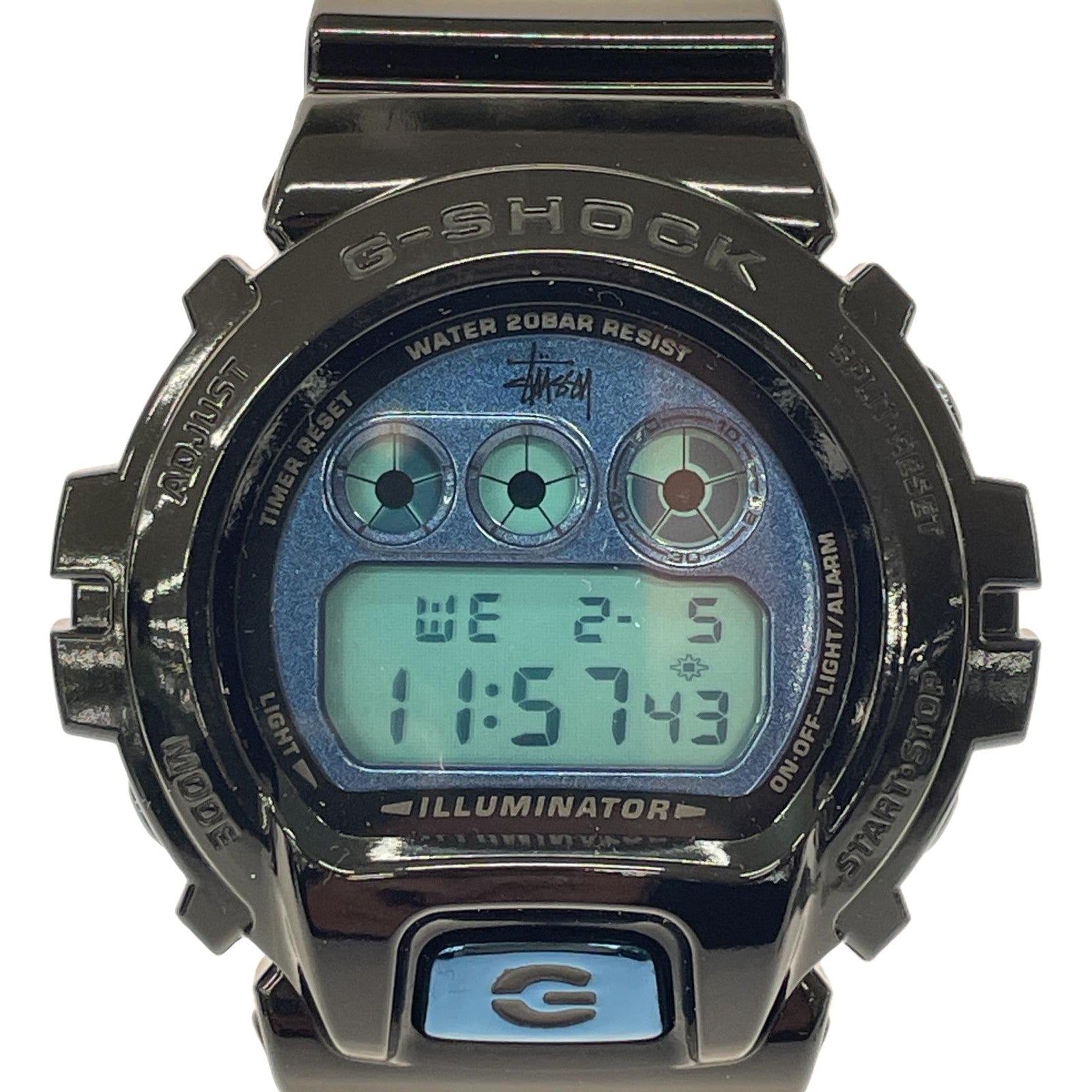 腕時計 G-SHOCK×STUSSY 30周年記念 DWー6900S ブラック