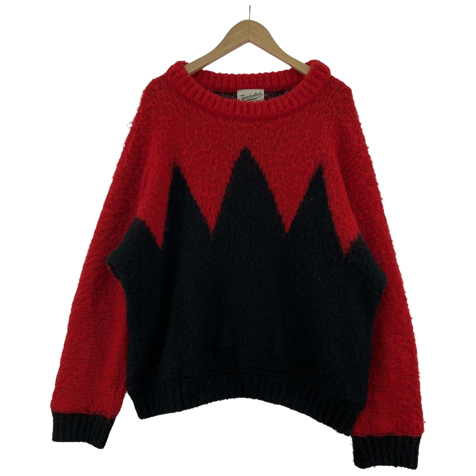 その他トップス TENDERLOIN L/S T-MOHAIR CREW ニット RED (S) S