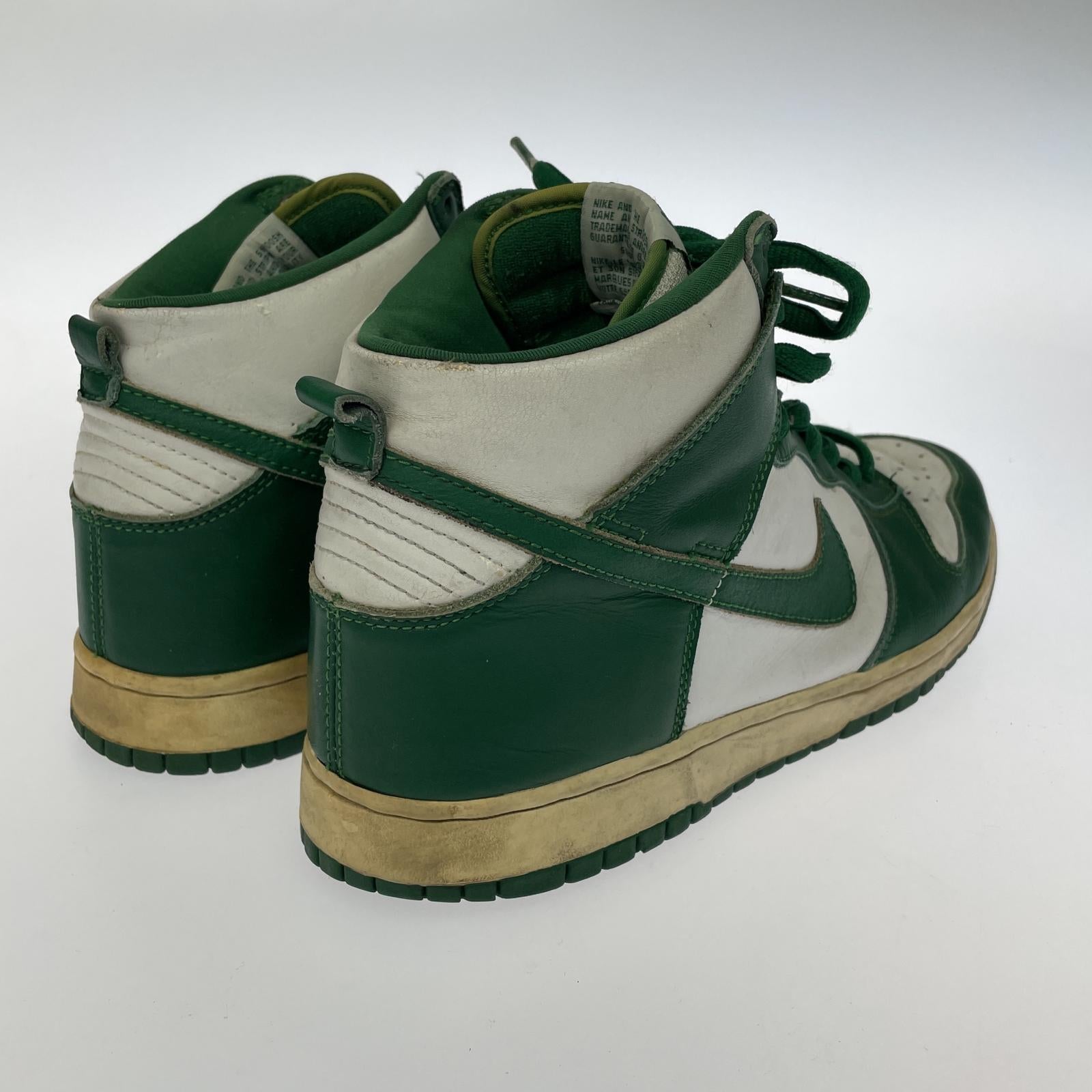 スニーカー NIKE DUNK HIGH WHITE/cetic 28.5cm 28.5cm (US10 1/2 UK10 EU47)