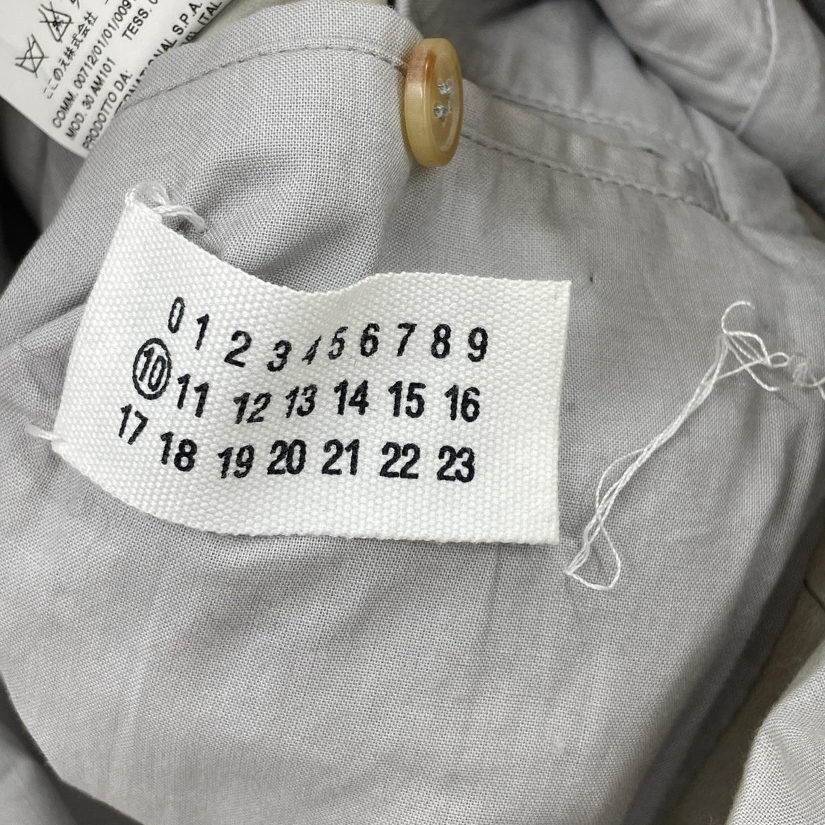 その他アウター MAISON MARTIN MARGIELA 09SS 5ジップライダース ハノ字ライダース 44 グレー