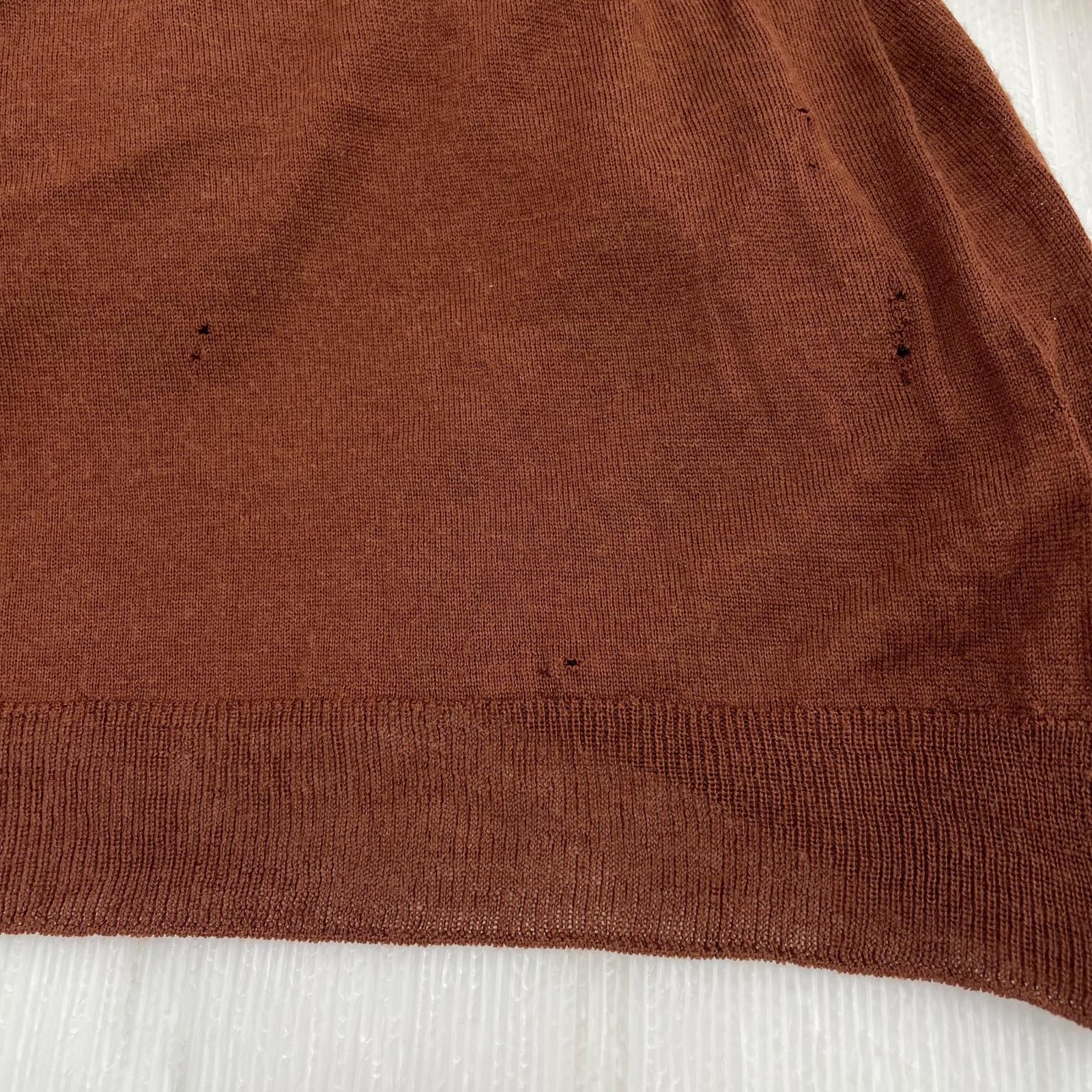 その他トップス IRENISA HIGH NECK PULL OVER KNIT ハイネックプルオーバーニット F 茶 フリー ブラウン