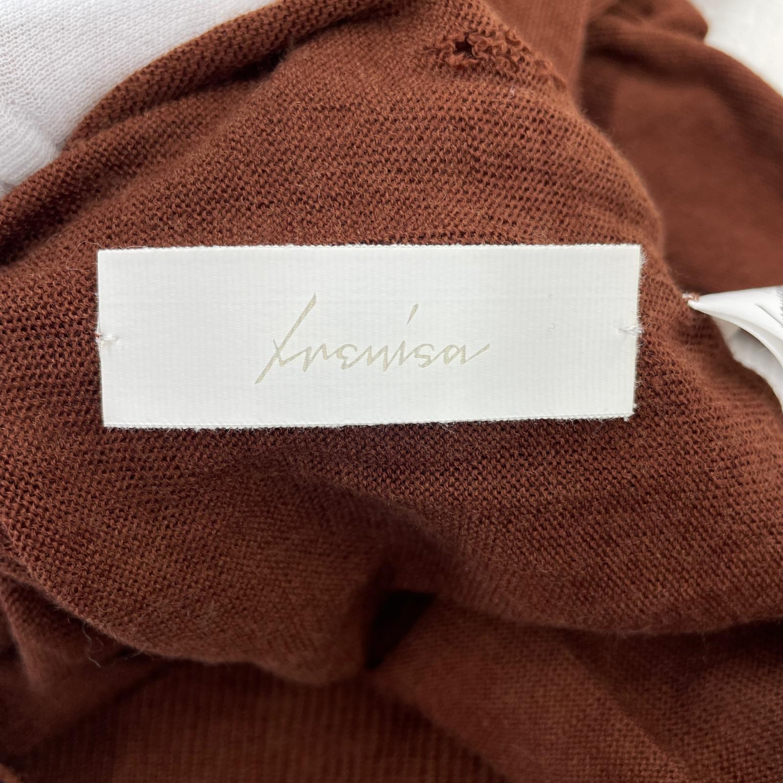 その他トップス IRENISA HIGH NECK PULL OVER KNIT ハイネックプルオーバーニット F 茶 フリー ブラウン