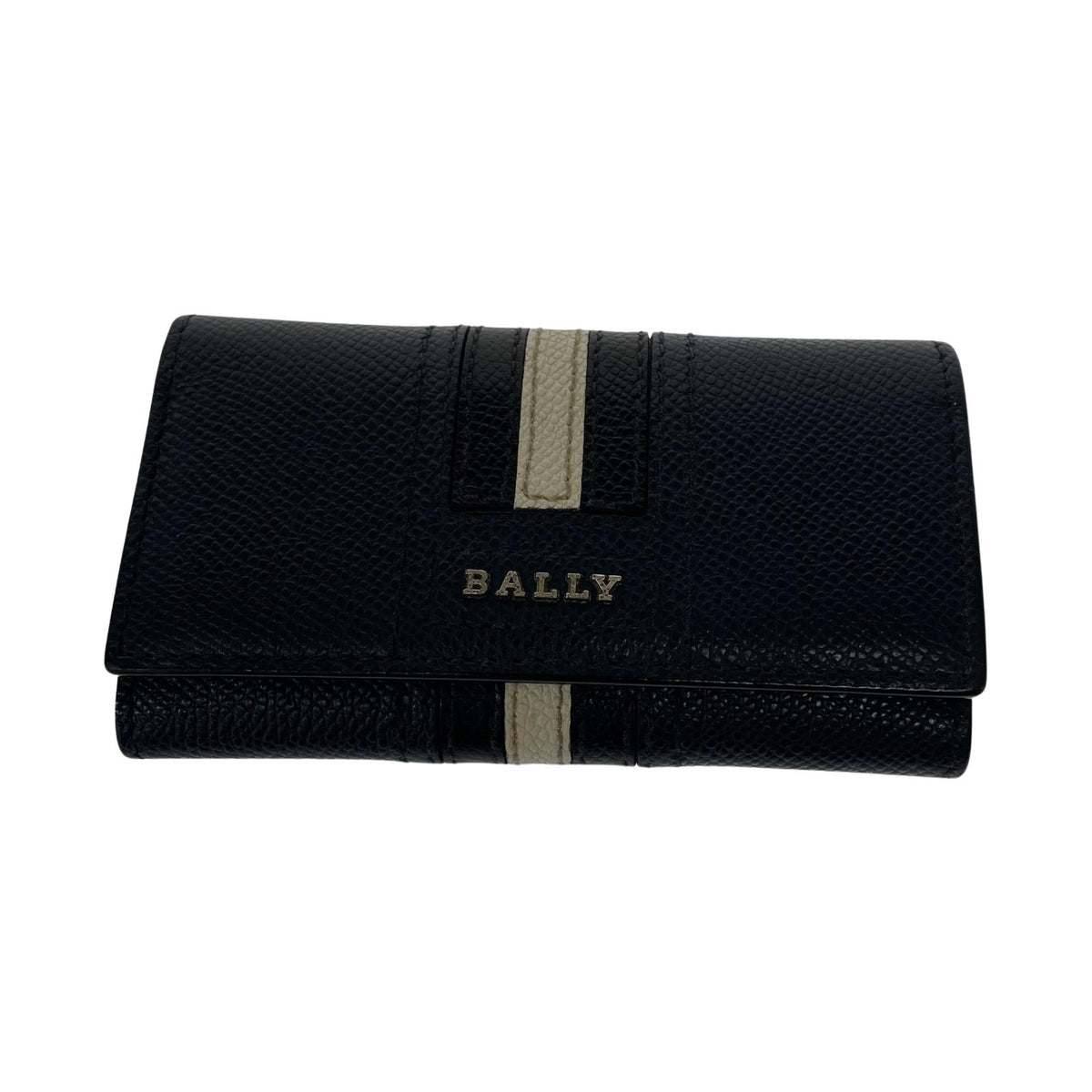 その他アクセサリー BALLY 4連キーケース レザー ネイビー