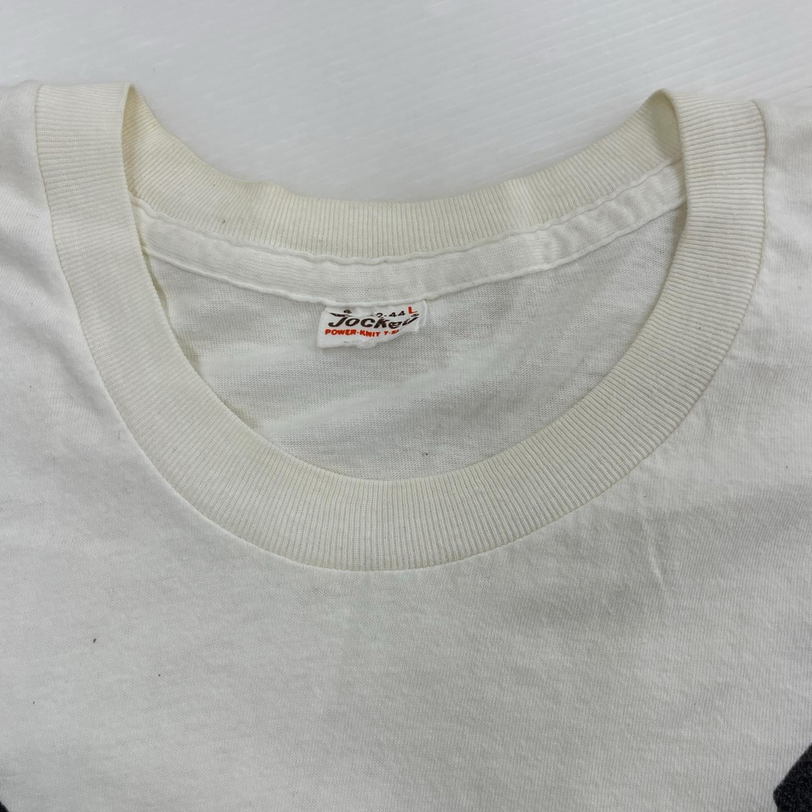 その他トップス 70s-80s Jockey USA製 Ｘ S/S Tシャツ (L) ホワイト L ホワイト