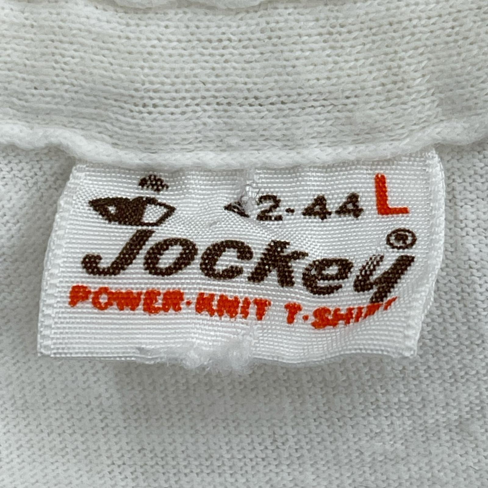 その他トップス 70s-80s Jockey USA製 Ｘ S/S Tシャツ (L) ホワイト L ホワイト