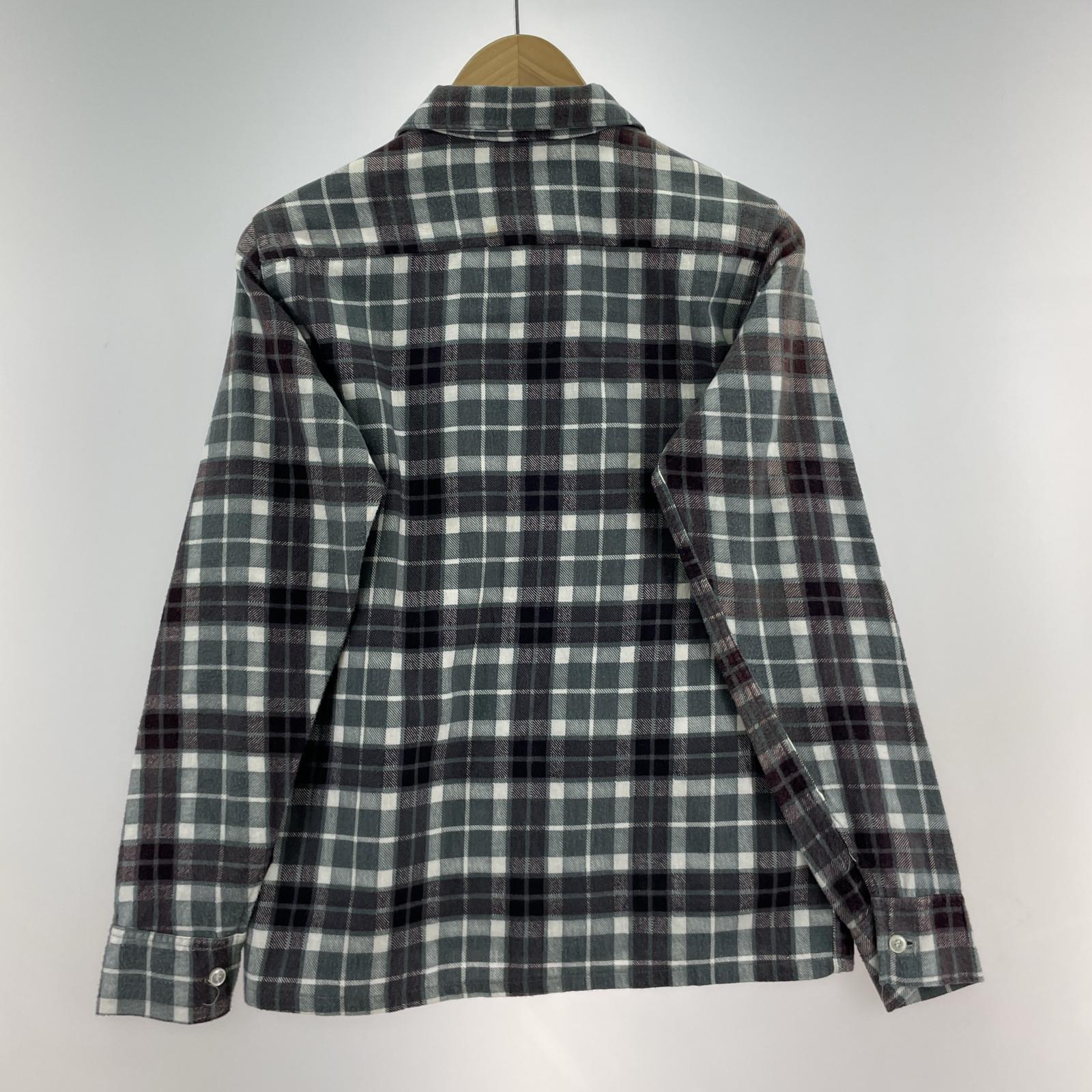長袖シャツ OLD California 60s-70s L/S開襟コットンチェックシャツ