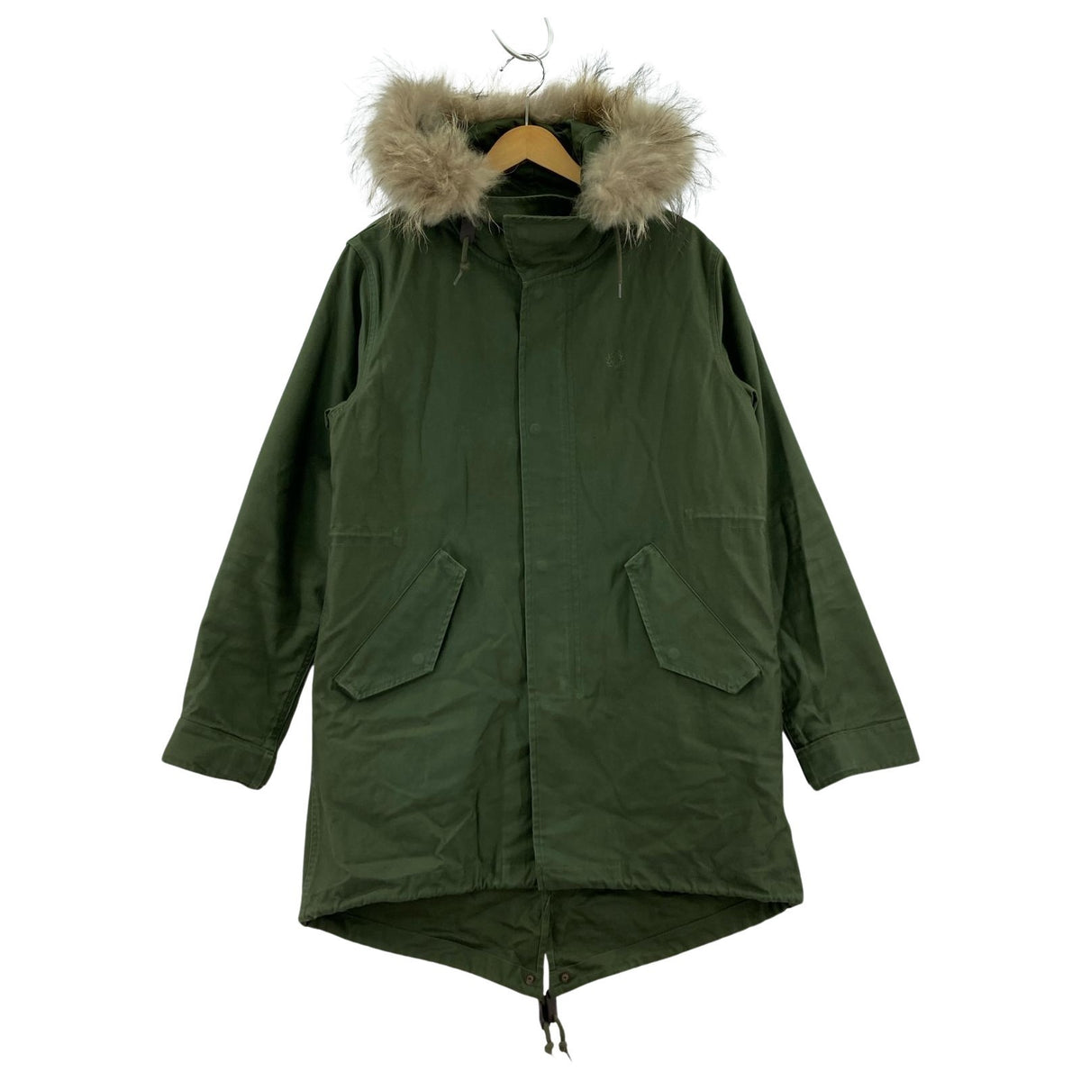 その他アウター FRED PERRY/Fur Lined Fishtail Parka/S/KHK S カーキ