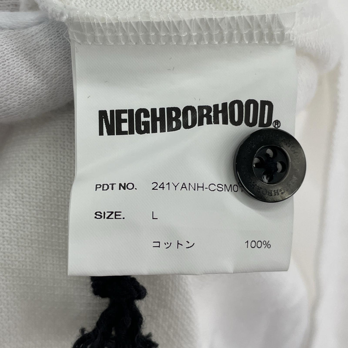 その他トップス NEIGHBORHOOD 24SS PIQUE LINE POLOSHIRT SS WHT L L ホワイト