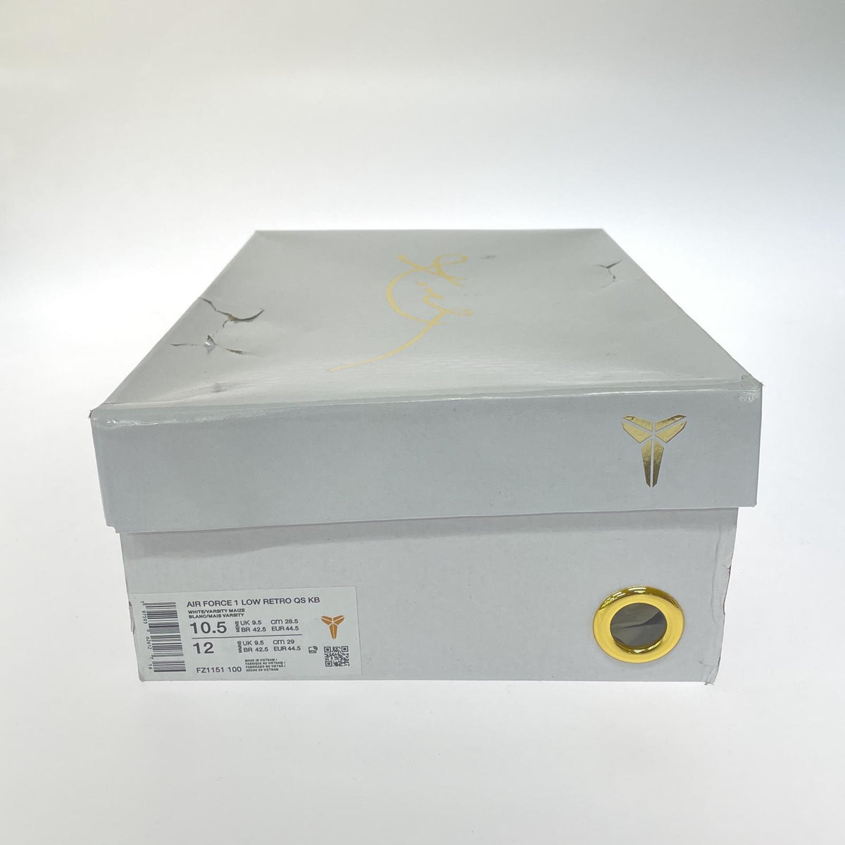 スニーカー NIKE×Kobe Bryant　AIR FORCE 1 L 28.5cm (US10 1/2 UK10 EU47) ホワイト