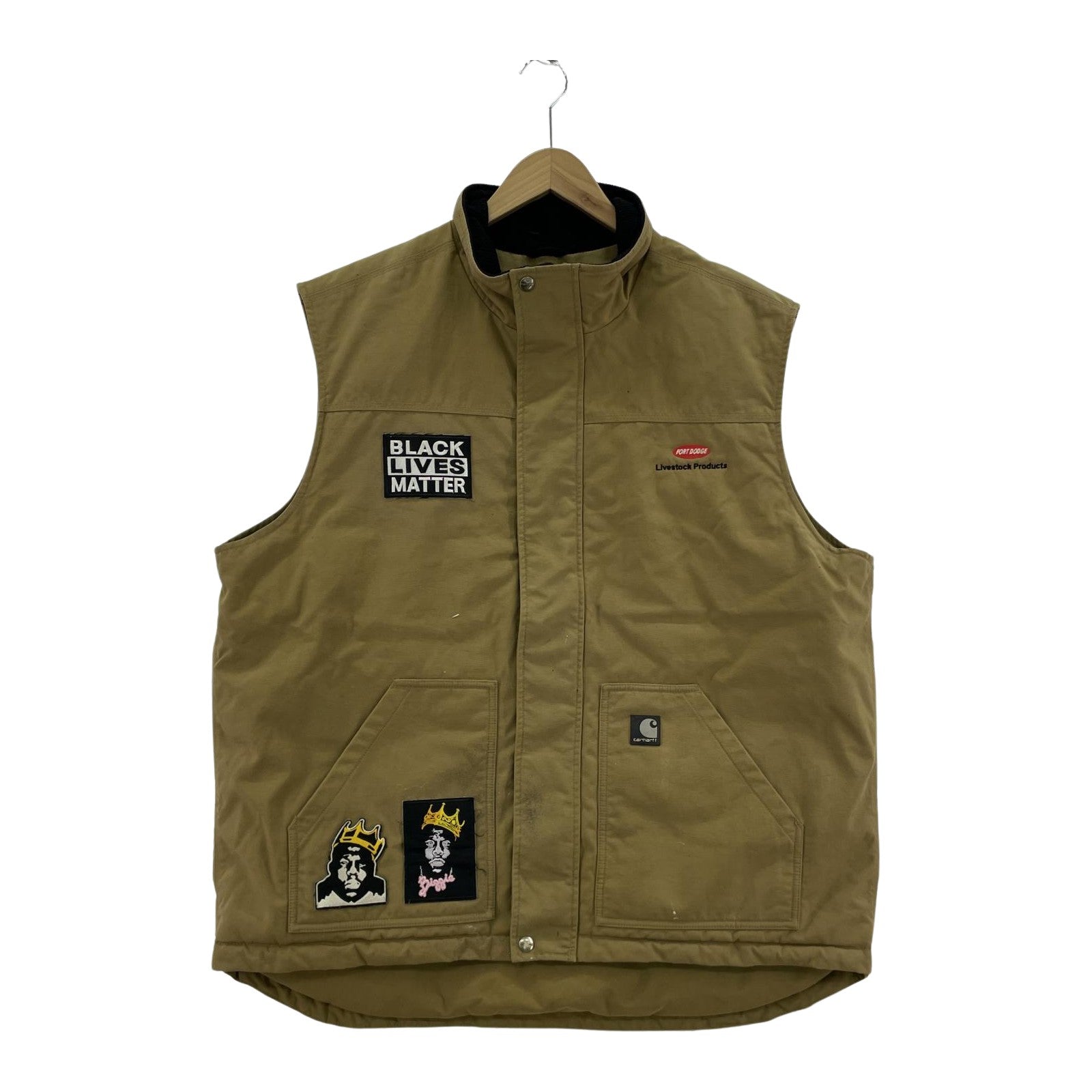 その他アウター Carhartt NYLON INSULATED VEST ブラウン