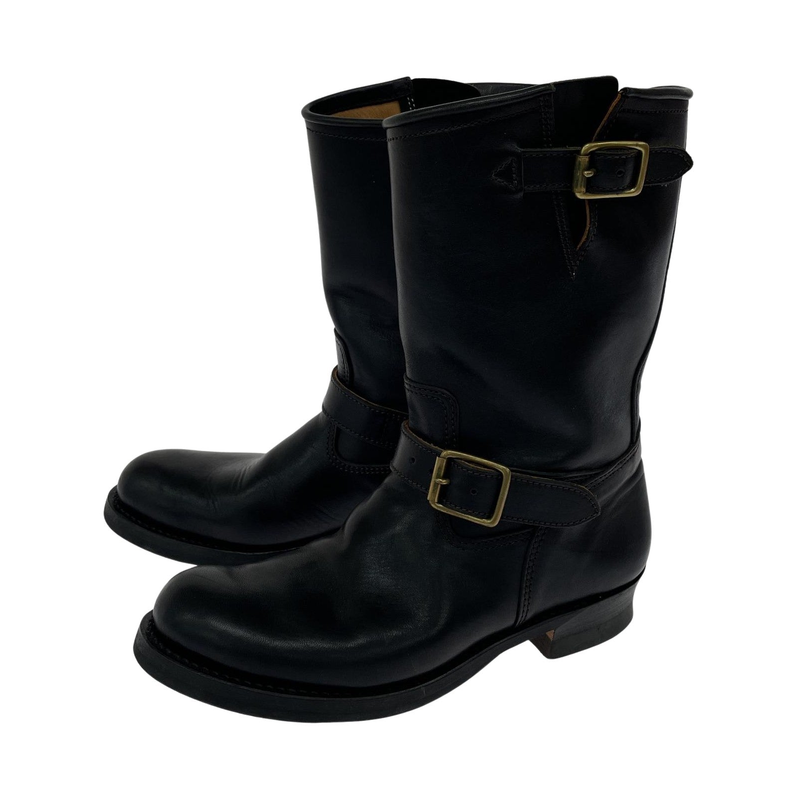 ブーツ Y'2 LEATHER エンジニアブーツ 8 黒