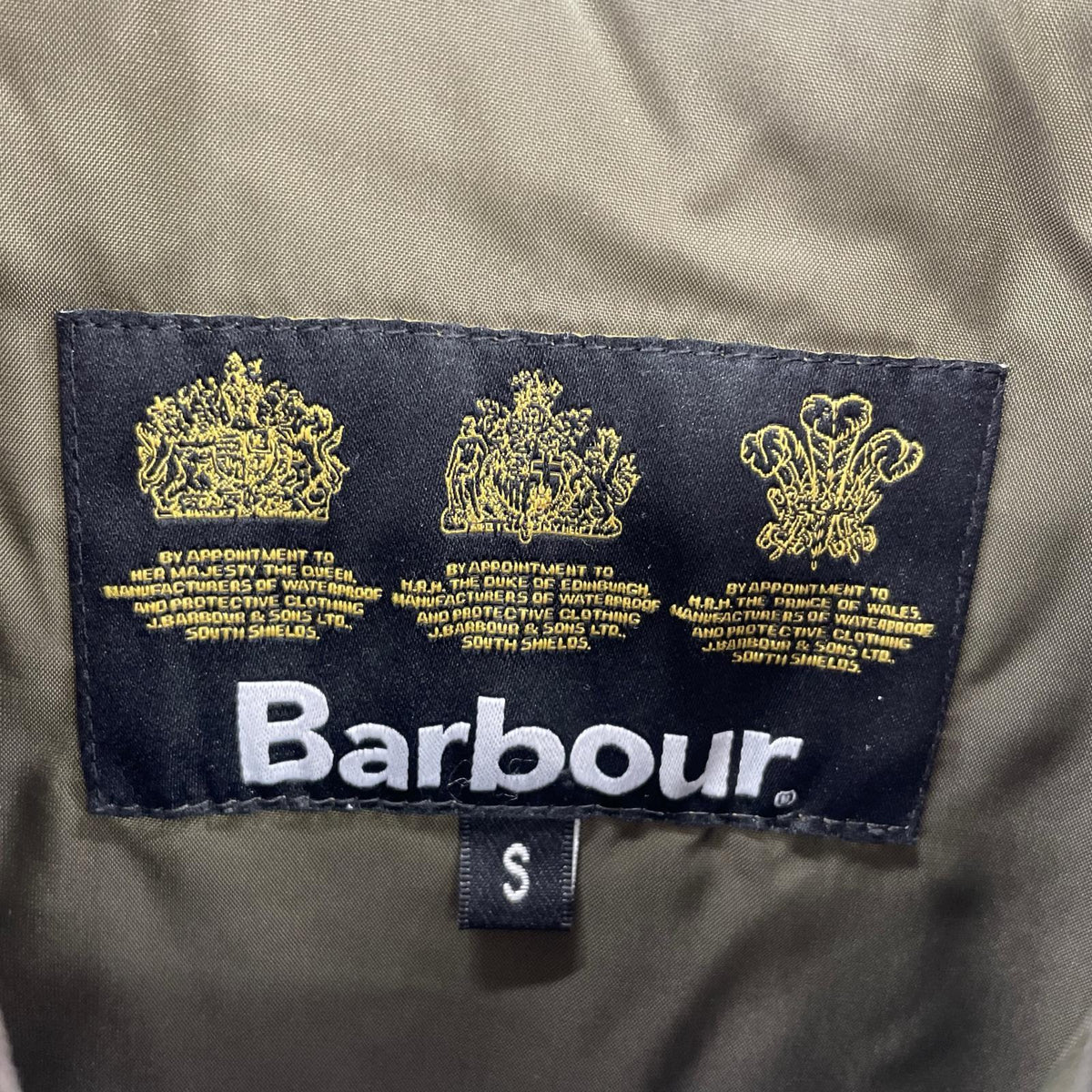 その他アウター Barbour/ｷﾙﾃｨﾝｸﾞｼﾞｬｹｯﾄ/S/KHK S グリーン