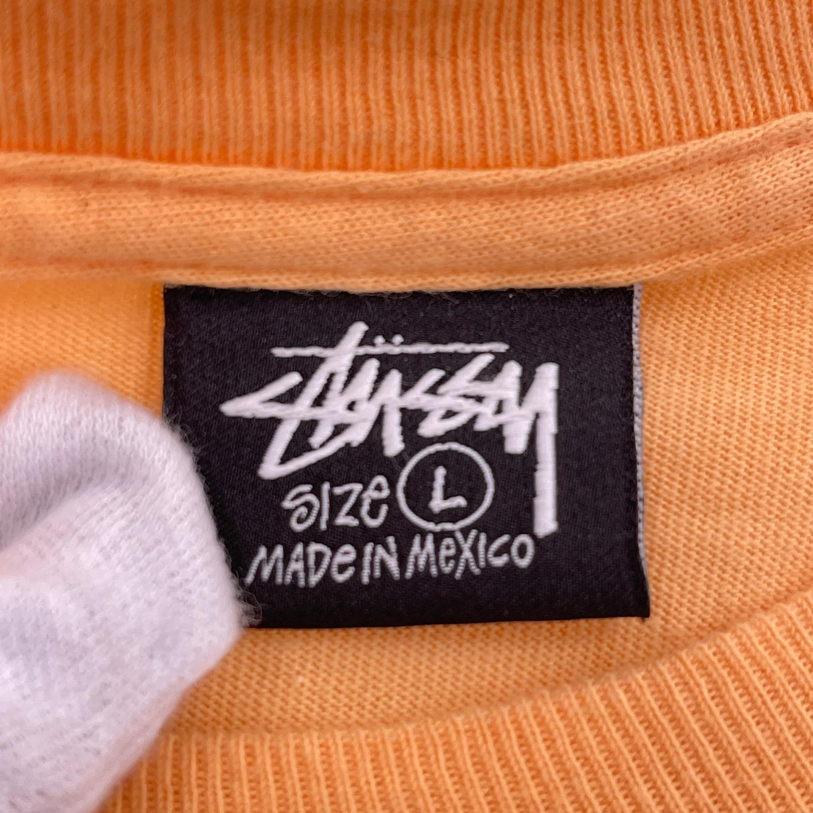 その他トップス STUSSY S/Sカットソー メキシコ製 L L オレンジ