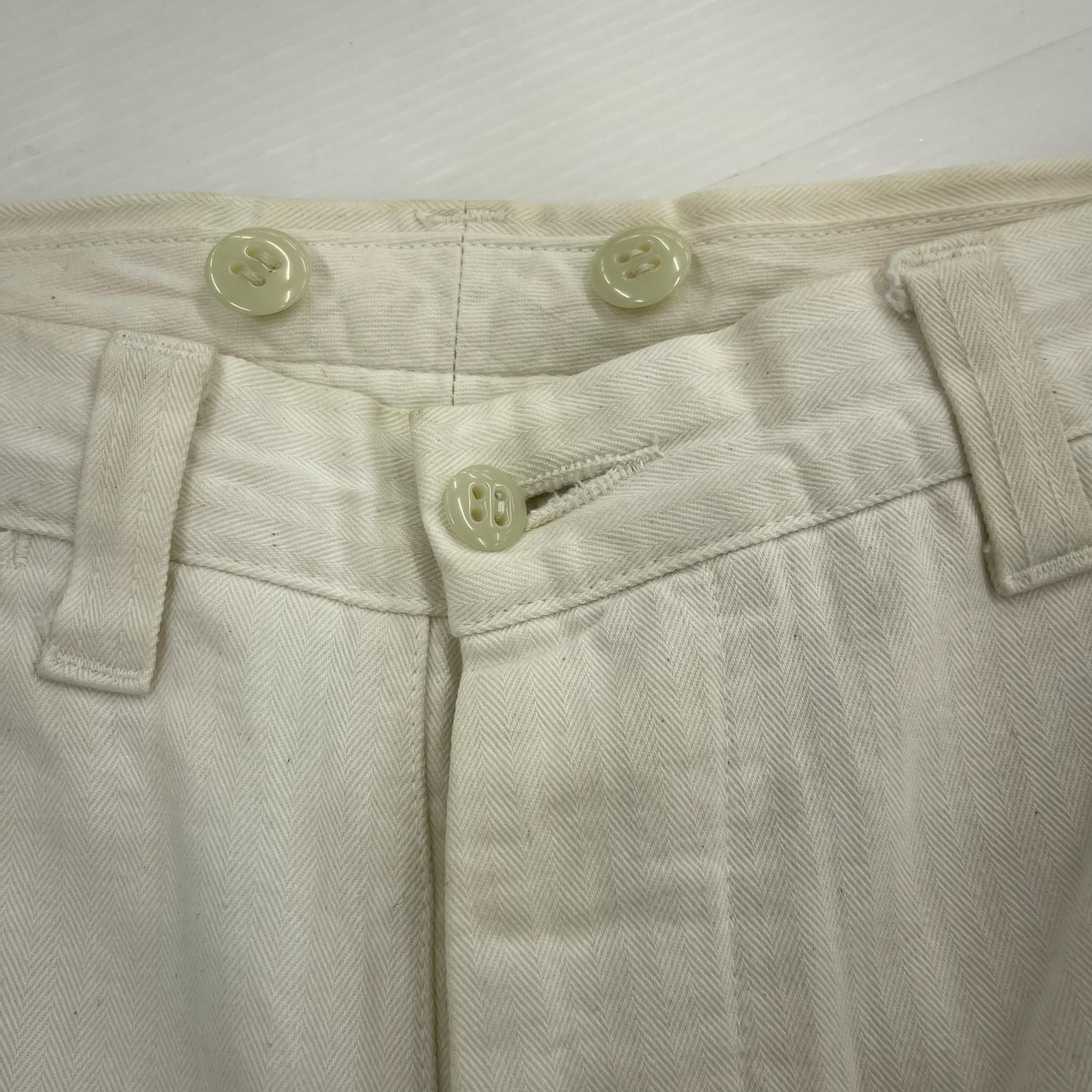 その他ボトムス AT LAST＆CO HBT ワークパンツ (W29) 生成り 30