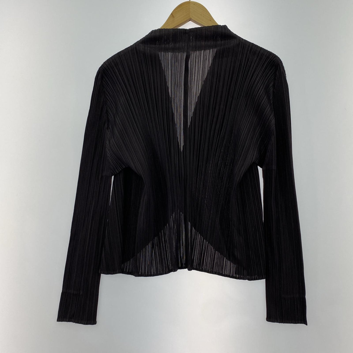 その他トップス PLEATS PLEASE カーディガン　ブラック ブラック