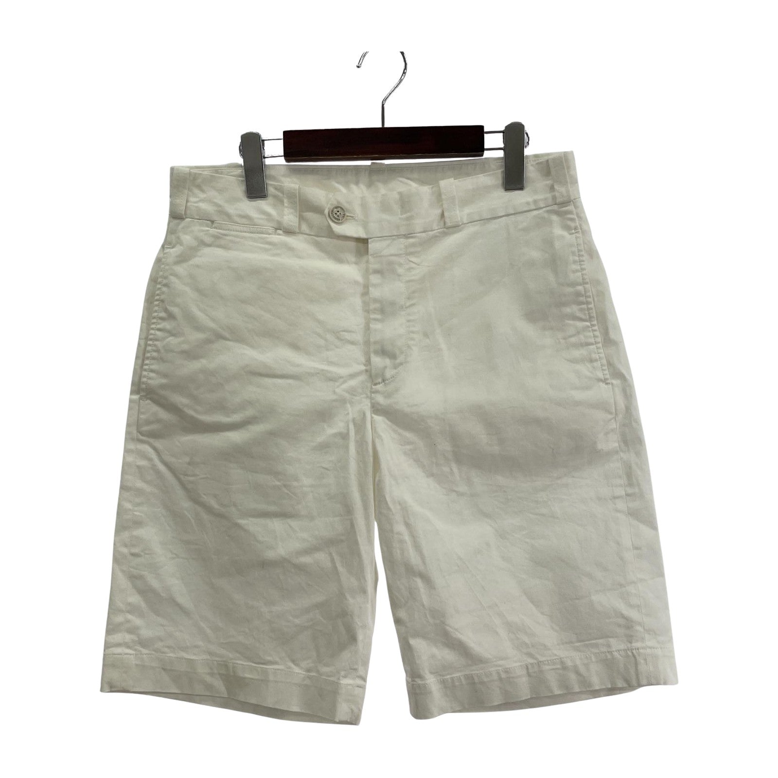 ショートパンツ MONCLER PANTALONE BERMUDA ハーフパンツ H10912B00006 57448 白 (46) ホワイト