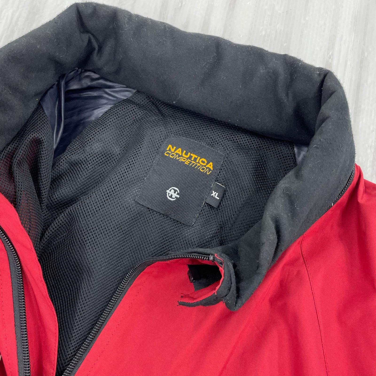 ジャケット 90ｓ NAUTICA COMPETION Nylon Jacket XL RED レッド
