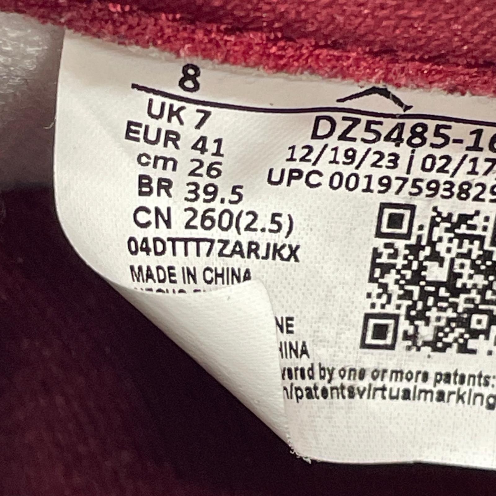 スニーカー Air Jordan 1 Retro High OG Artisanal Red 26cm (US8 UK7 1/2 EU42)