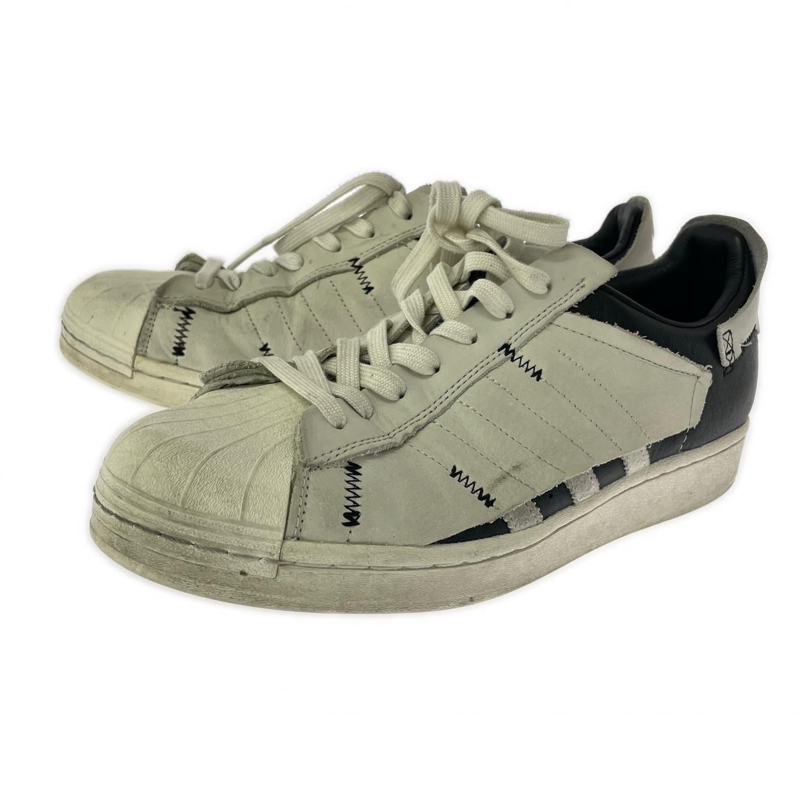 スニーカー SUPERSTAR WS1 FOOTWEAR WHITE/CORE BLACK/OFF WHITE 28cm (US10 UK9 1/2 EU46) ベージュ