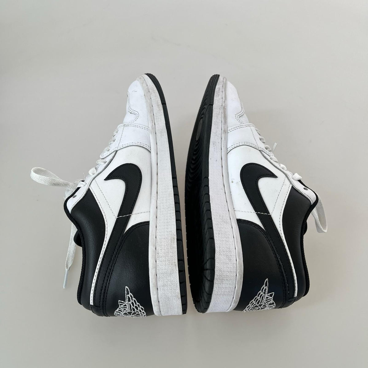 スニーカー AIR JORDAN 1 LOW WHITE/BLACK-WHITE 27cm (US9 UK8 1/2 EU44) ホワイト