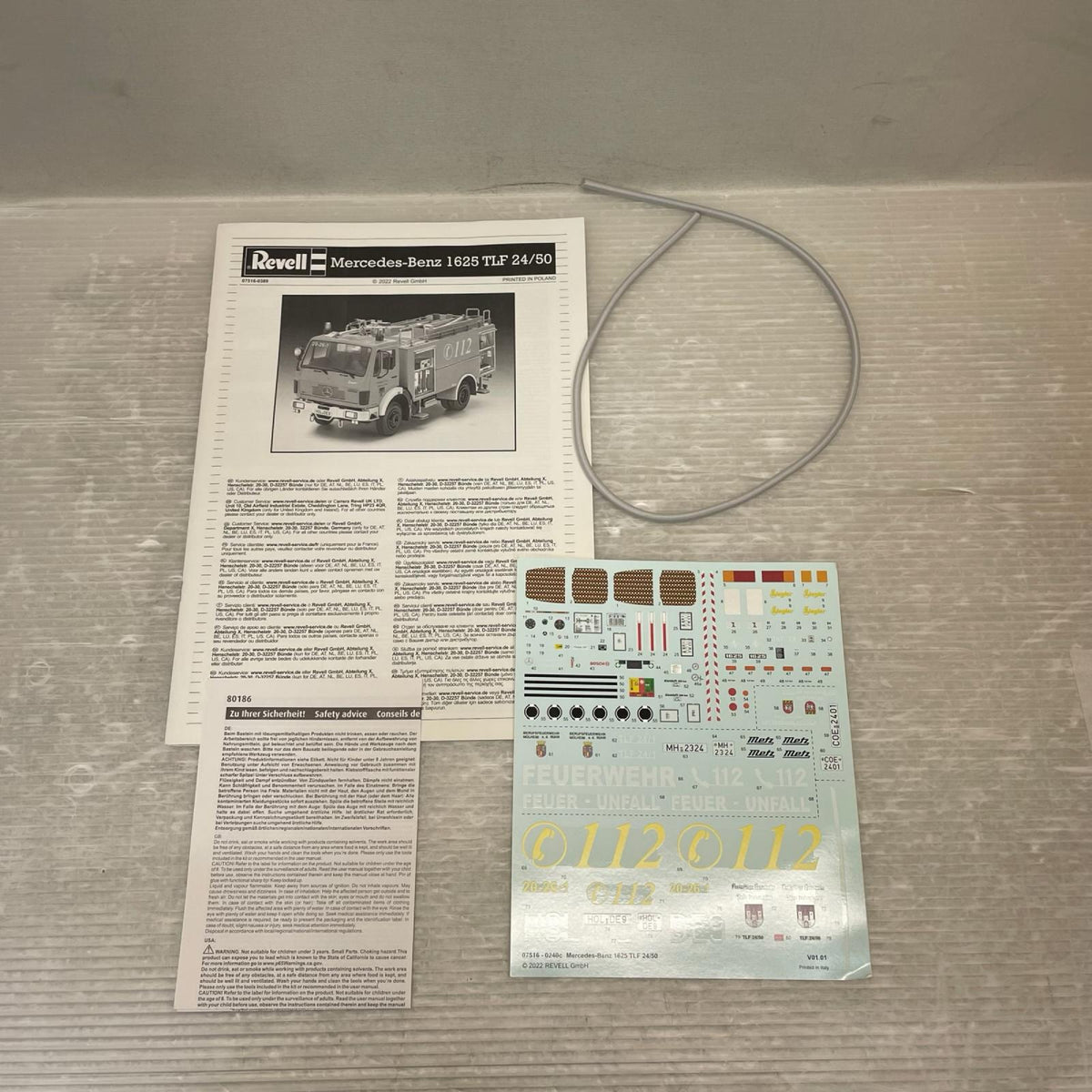 Revell 1/24 メルセデスベンツ 1625 TLF 24/50 Revell プラモデルその他