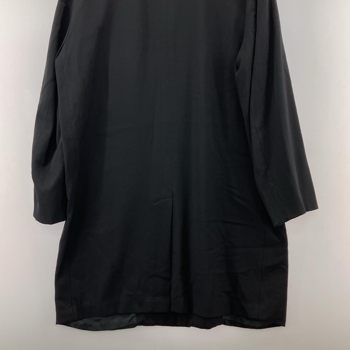 ジャケット COMME des GARCONS HOMME PLUS 80s 比翼 ウールギャバコート ブラック M ブラック