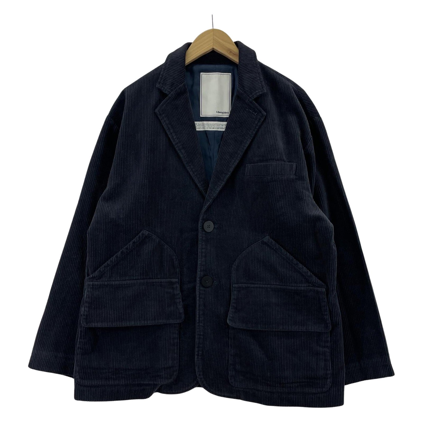 テーラードジャケット Liberaiders LR CORDUROY JACKET テーラードジャケット S ネイビー