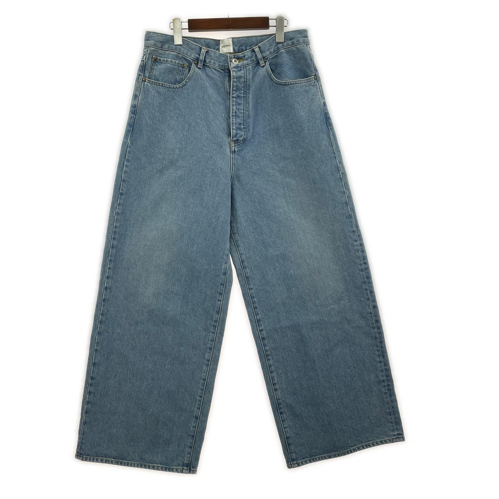デニムパンツ BISOWN WIDE DENIM 25SS 4 ブルー