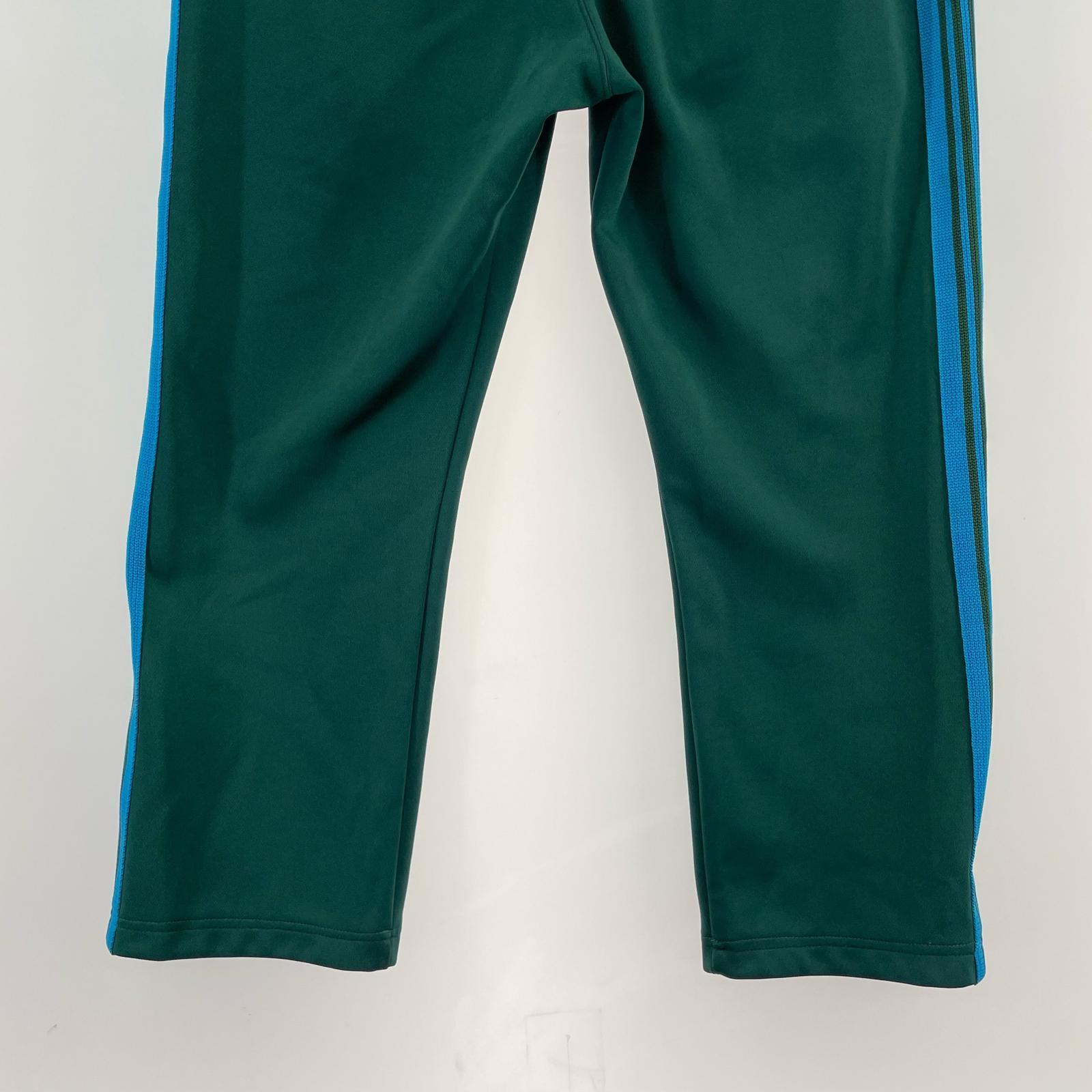 パンツ Needles×STUDIOUS 別注 22SS NARROW TRACK PANTS トラックパンツ S KP343 グリーン×ブルー S