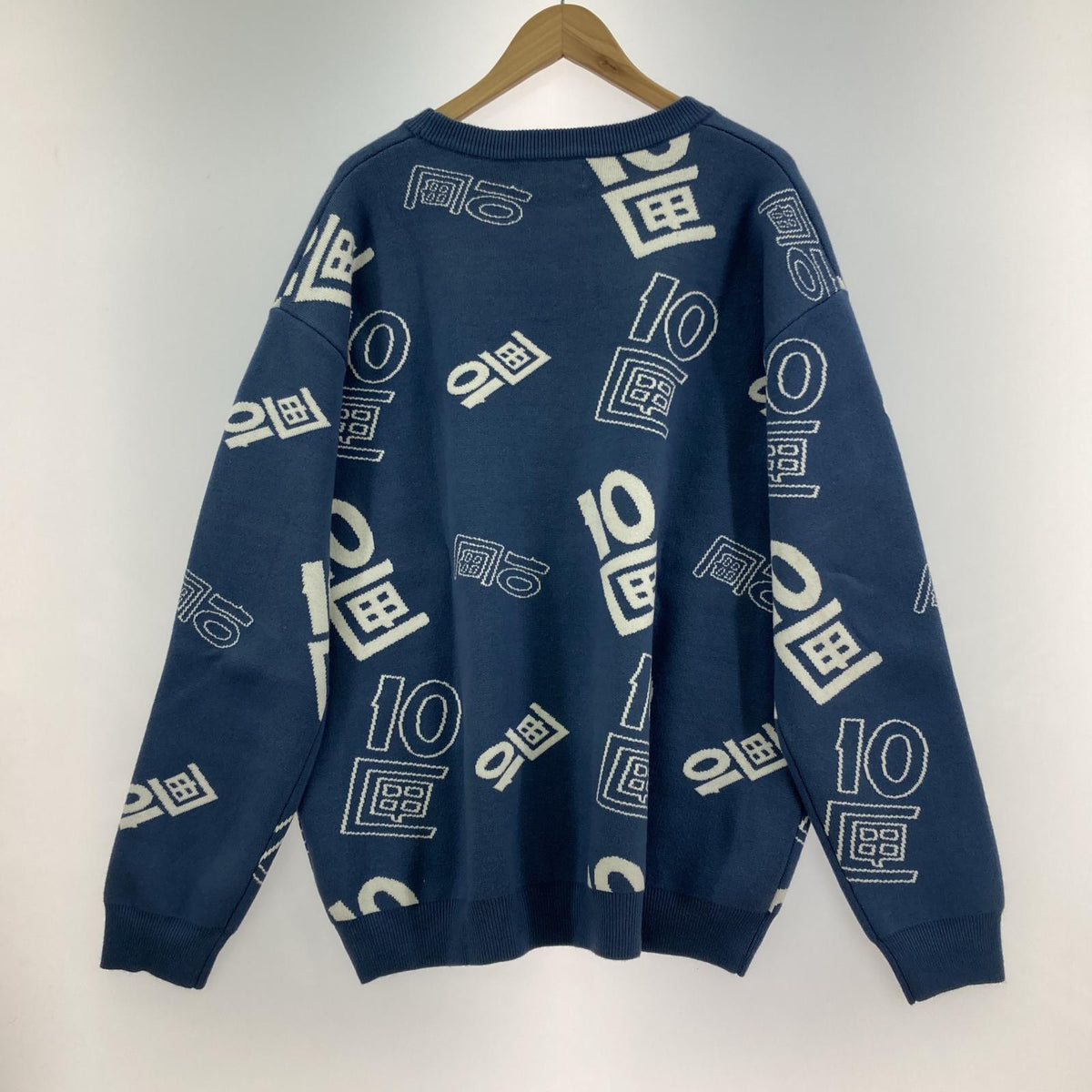 ニット 10匣 OG Logo Jaguard Sweater TBX-012SE-24 ネイビー