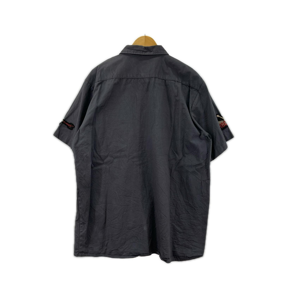 半袖シャツ Hard Rock Cafe ﾜｯﾍﾟﾝS/Sｼｬﾂ ｸﾞﾚｰ XL グレー