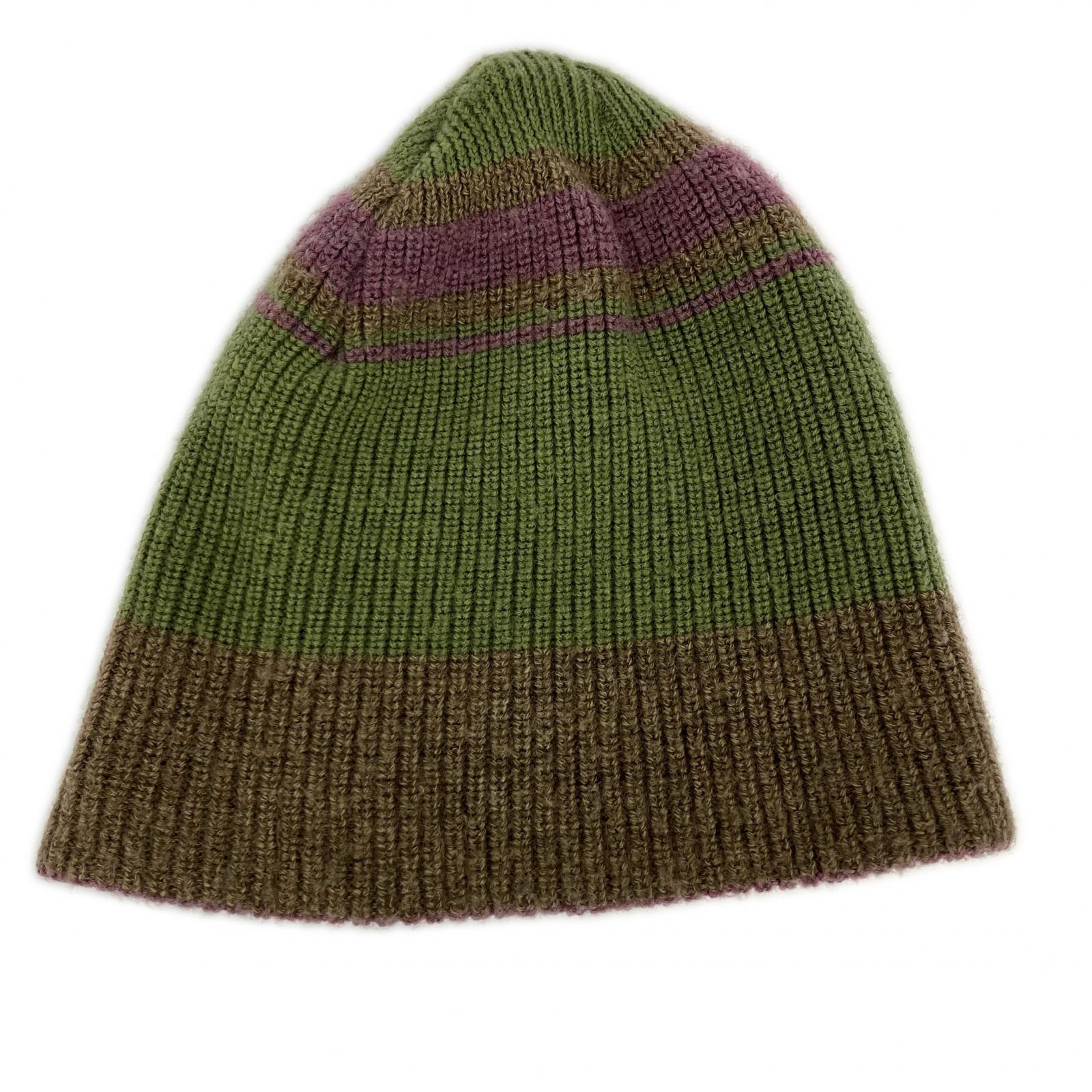 ニットキャップ NOROLL 22AW ボーダー/ベージュ系