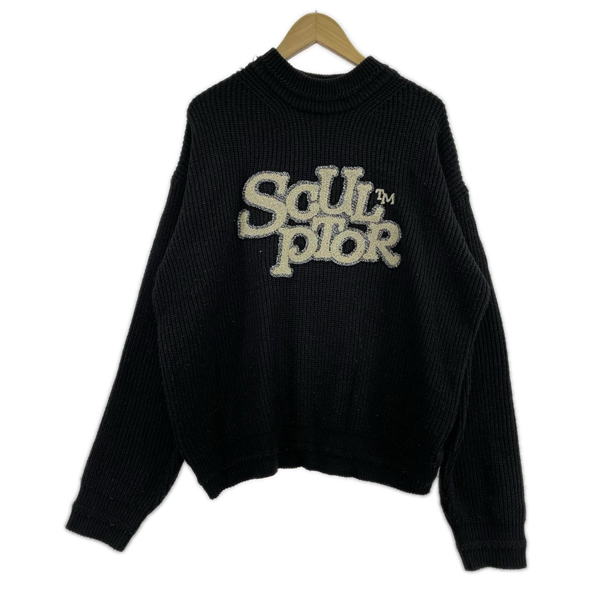 ニット sculptor M ブラック