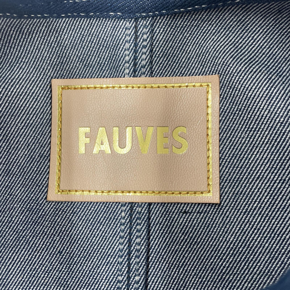 デニムジャケット FAUVES Exclusive CARPENTER SHORT JACKET 4 ブルー
