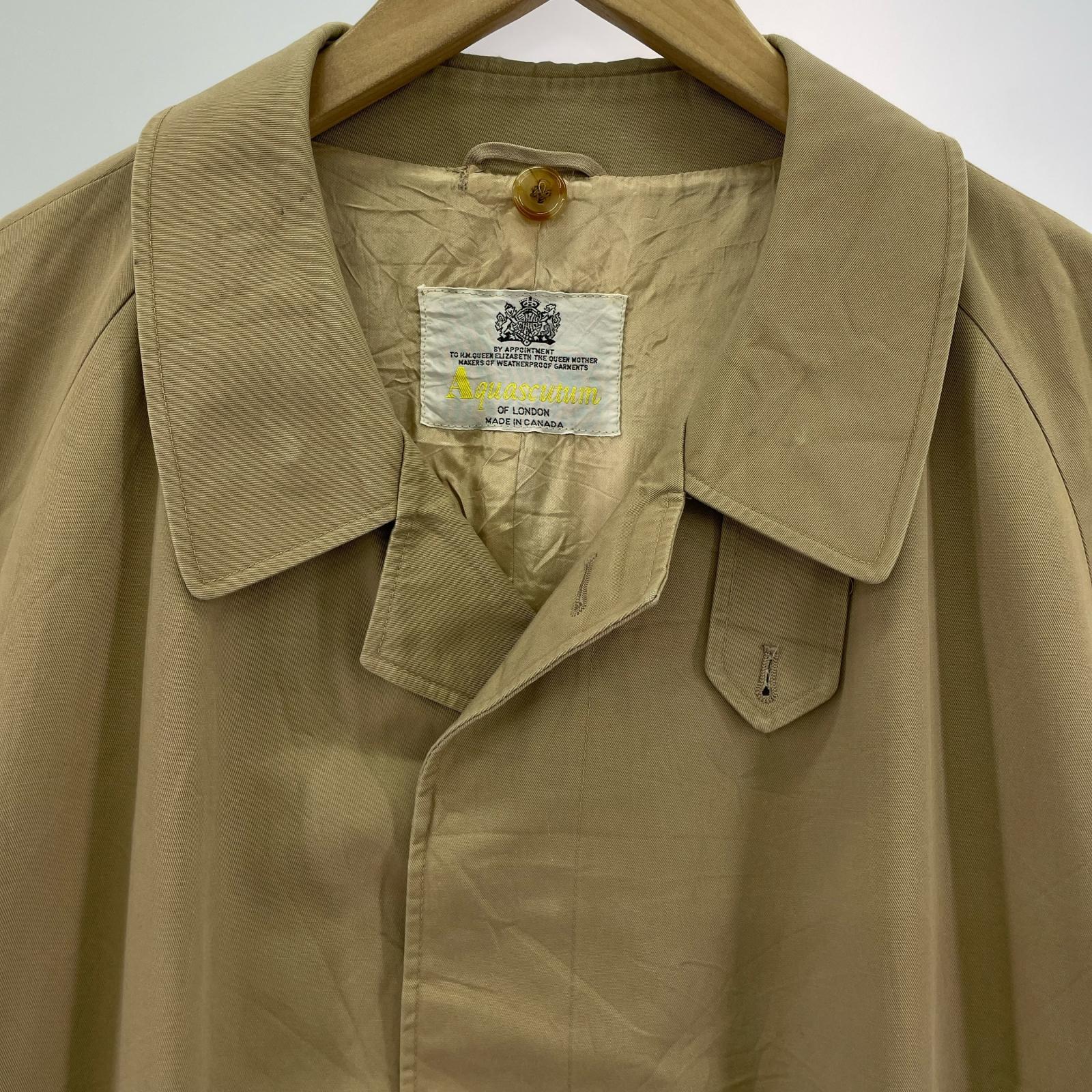 ジャケット Aquascutum 70s トレンチコート ベージュ