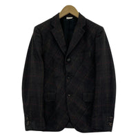 テーラードジャケット COMME des GARCONS HOMME DEUX バイアスチェックジャケット XS グレー系 DB-J040 AD2018