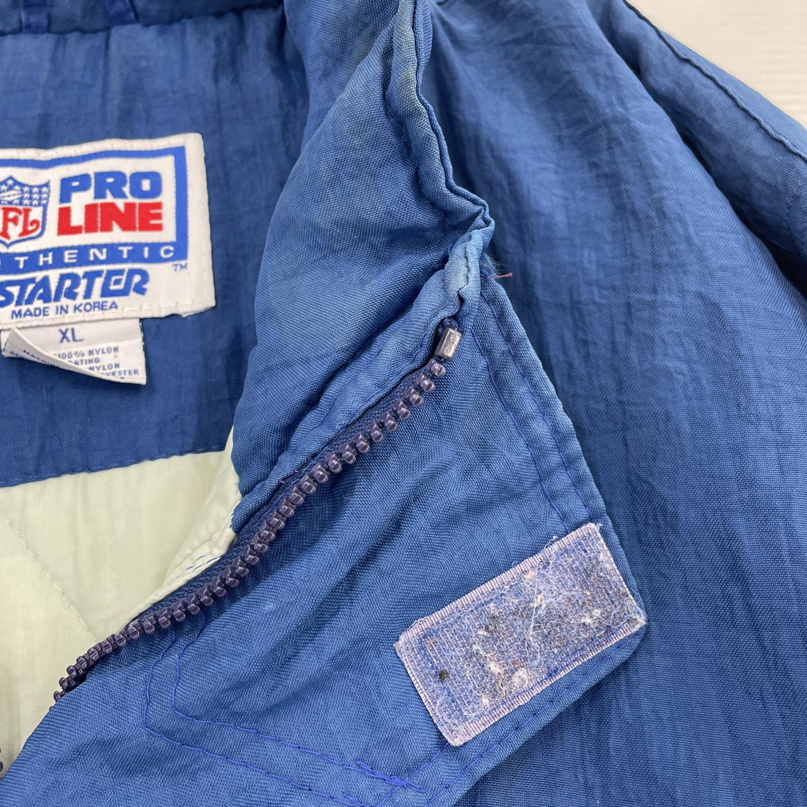 ジャケット NFL PRO LINE COWBOYS 中綿ﾅｲﾛﾝﾌﾞﾙｿﾞﾝ 青 (XL) ブルー