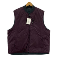ジャケット PWA 24AW TWO-FACE QUILTED VEST パープル